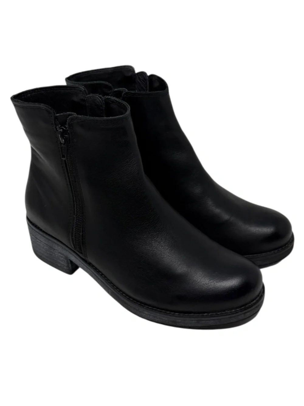 NAOT Wander Bootie Black Leather Ankle Boots